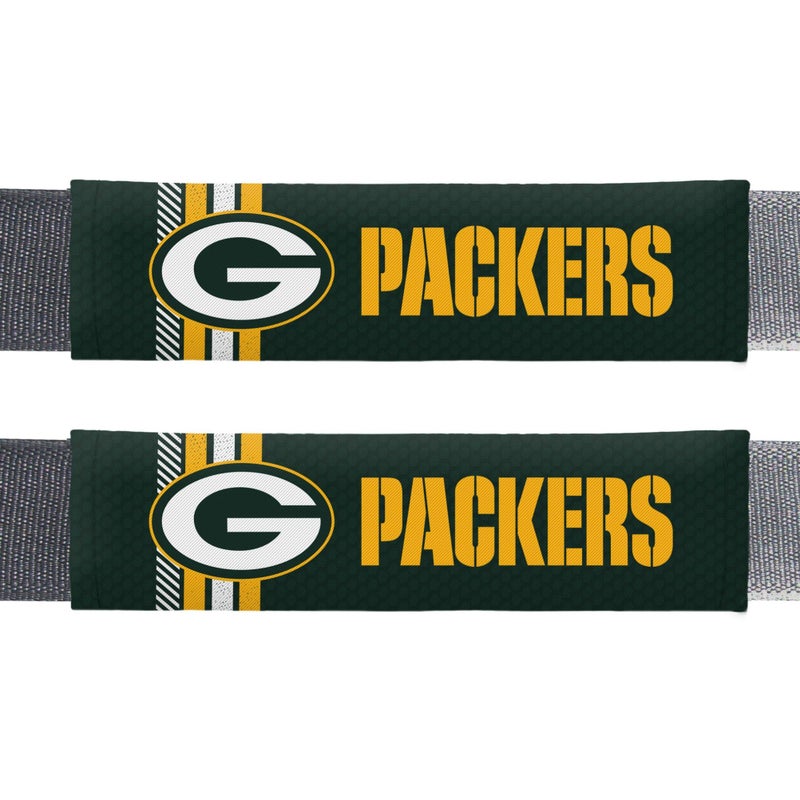 وسادات حزام الأمان من Fremont Die NFL Green Bay Packers Rally، مقاس عالمي، مقاس عالمي، ألوان الفريق